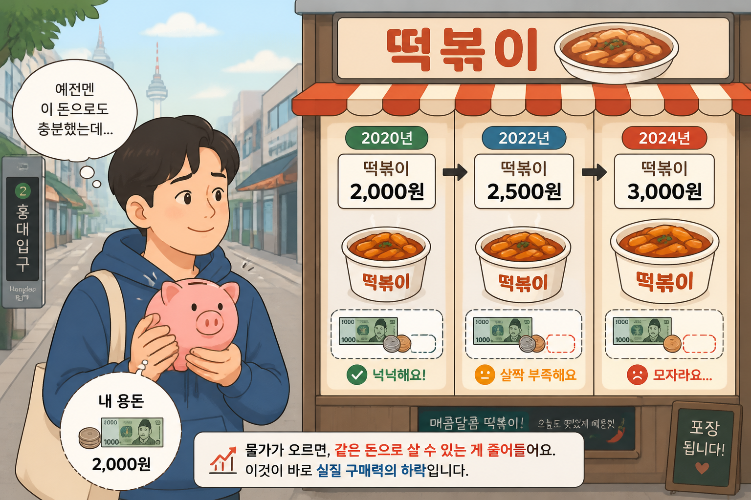 어? 내 월급 그대로인데 왜 자꾸 가난해지지? 인플레이션, 내 돈의 가치를 갉아먹는 범인!