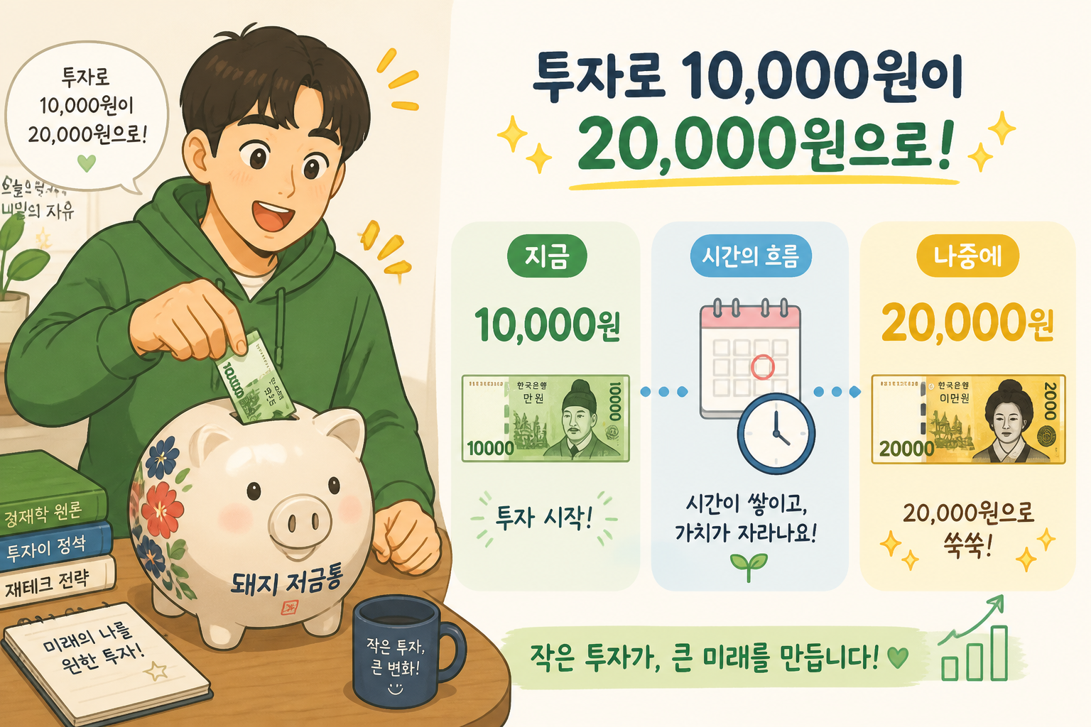 ⏳ 내 돈이 2배 되려면 몇 년? 72의 법칙으로 계산해봤어요!