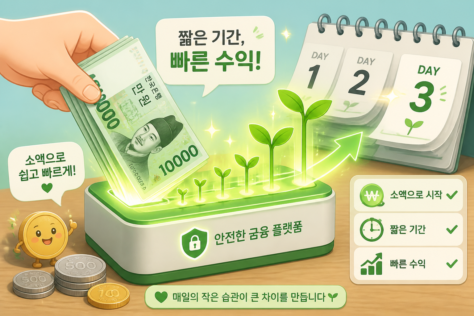 100만원도 굴려야죠? RP(환매조건부채권)로 단기 자금 알차게 불리는 법!